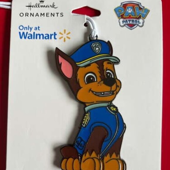 Hallmark Hanging Metal Ornaments - Paw Patrol Chase - NWT - Picture 4 of 4